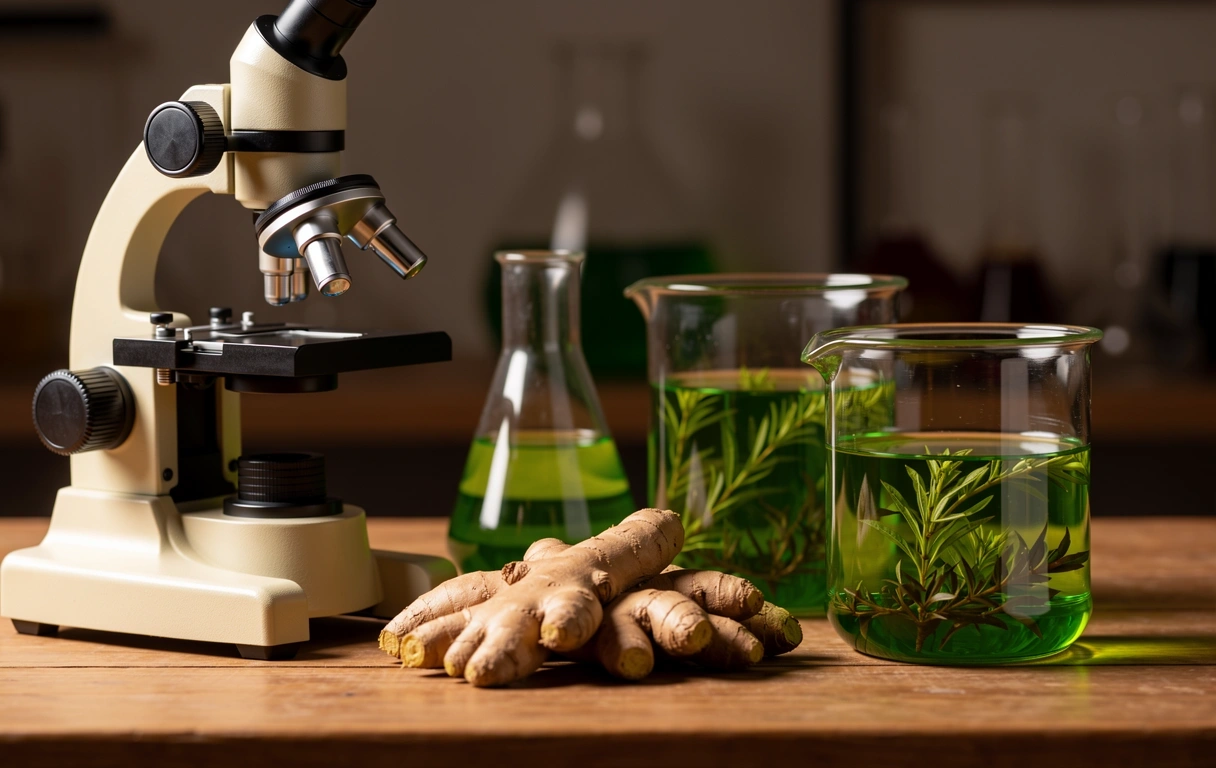 Laboratory grade testing of natural ingredients